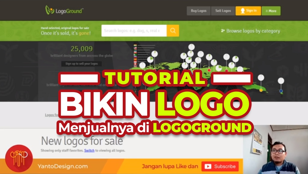 Membuat Logo dan Menjualnya di Logoground